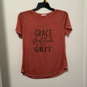 Grace gratitude and grit tshirt